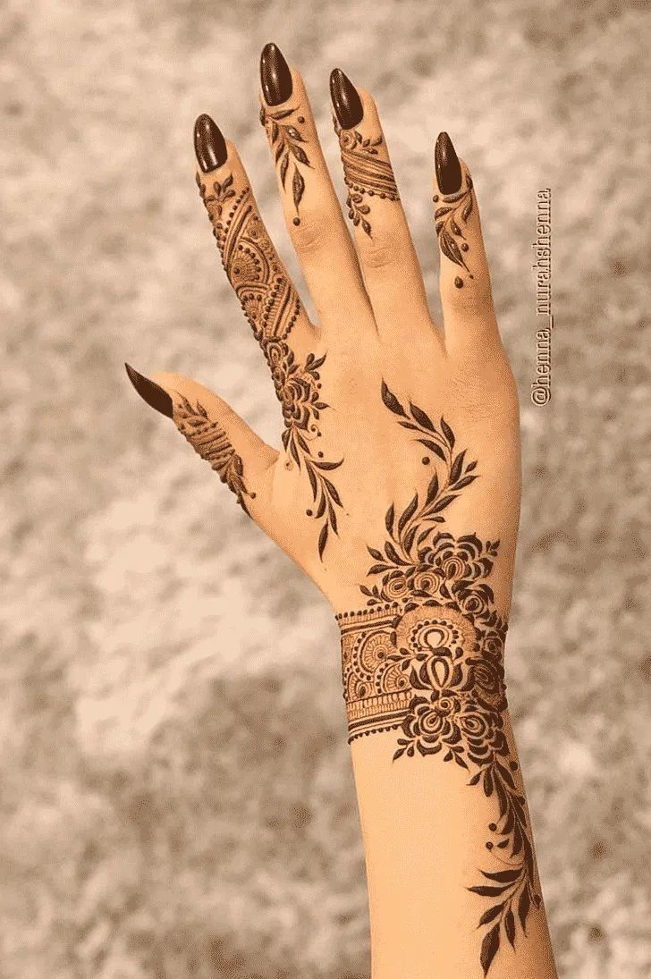 Easy-Arabic-Mehndi-Design