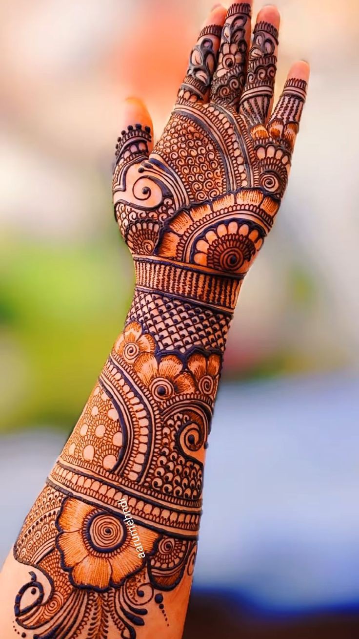 Modern-Full-Hand-Mehndi-Design Modern-Full-Hand-Mehndi-Design
