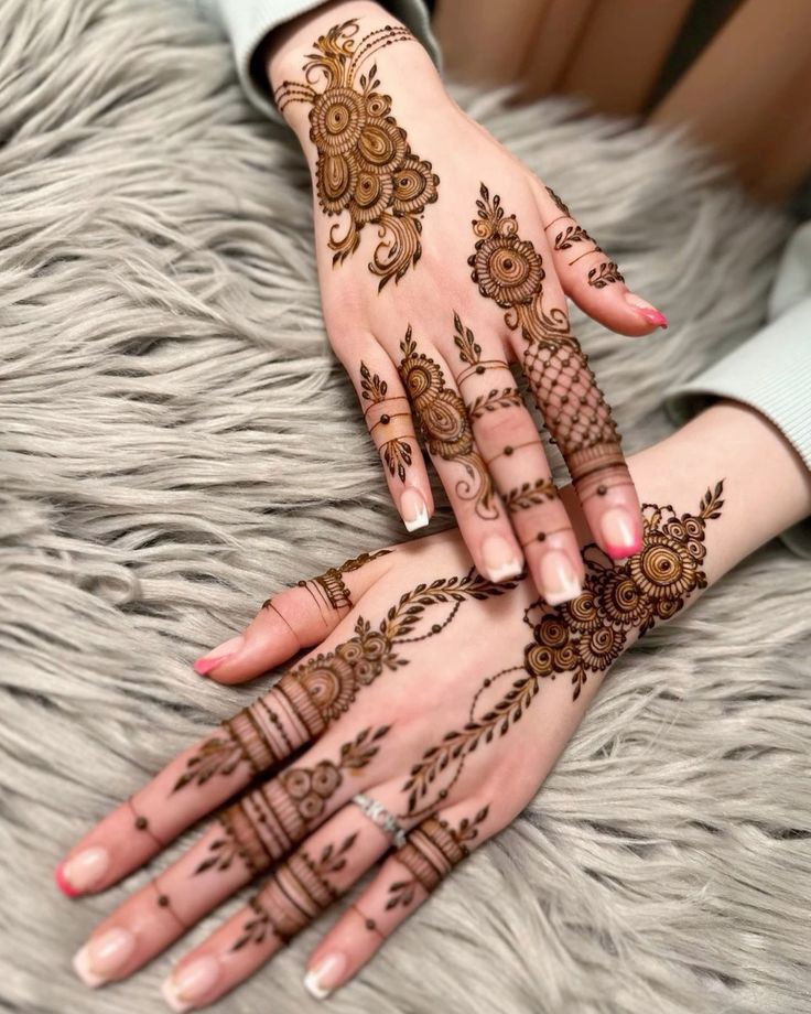 finger-mehndi-design-easy-and-beautiful